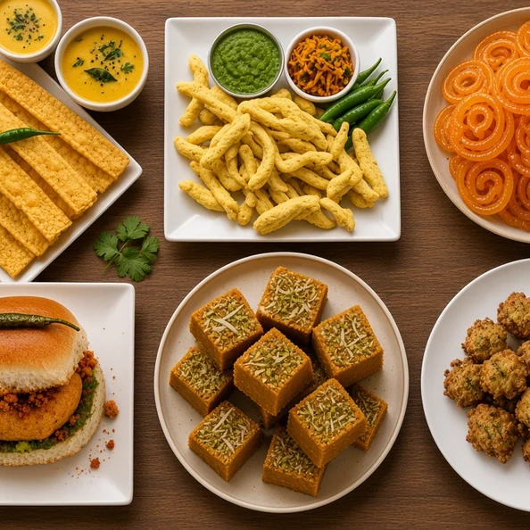 Fresh Gujarati farsan and Indian sweets at Kathiyawadi Kitchen in Winnipeg