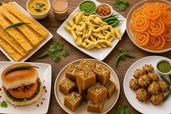 Vegetarian Gujarati dishes at Kathiyawadi Kitchen in Winnipeg